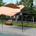 Upgraded Quictent 10x10 EZ Pop Up Canopy Gazebo Party Tent with Sidewalls and Mesh Windows 100% Waterproof (Beige)   